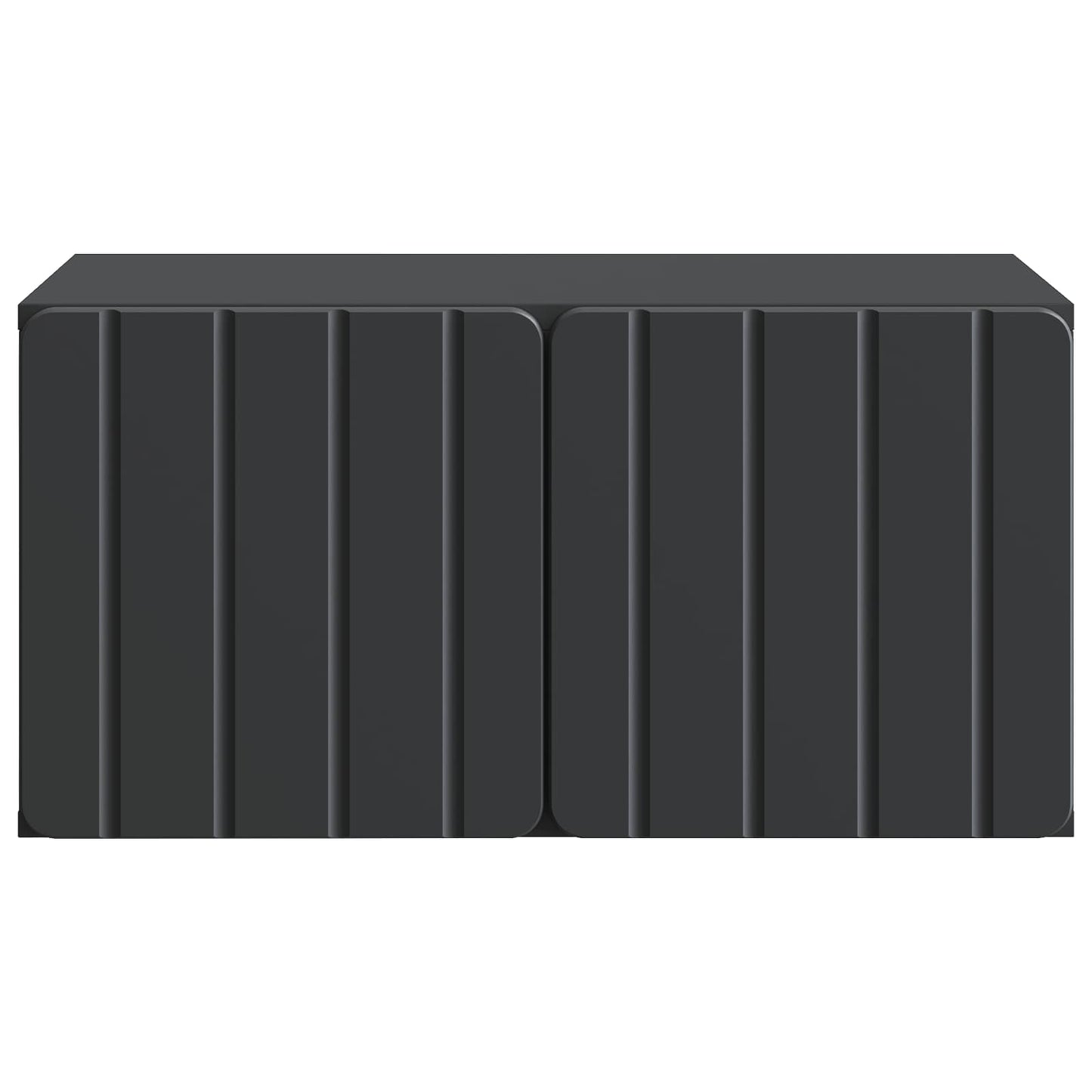 Wall-Mounted TV Cabinet Black 59.5 x 41 x 30 cm Engineered Wood