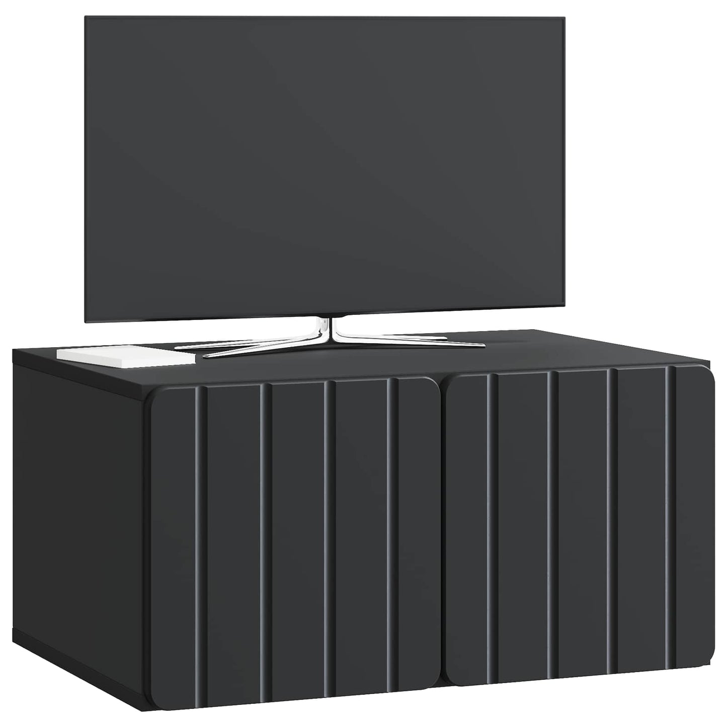 Wall-Mounted TV Cabinet Black 59.5 x 41 x 30 cm Engineered Wood