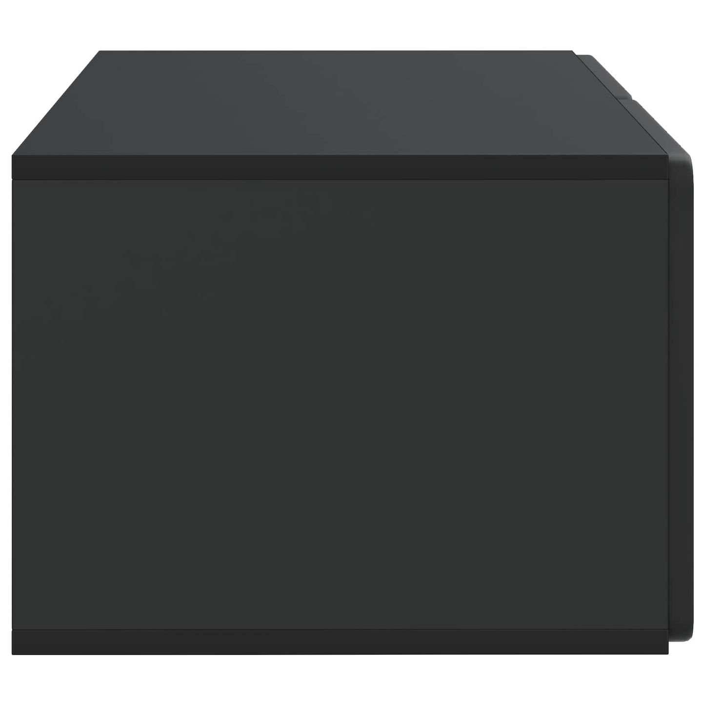 Wall-Mounted TV Cabinet Black 59.5 x 41 x 30 cm Engineered Wood