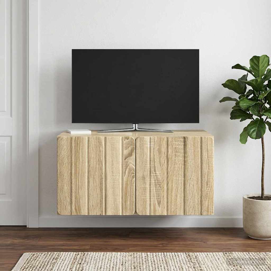 Wall-Mounted TV Cabinet 59.5 x 41 x 30 cm Sonoma Oak