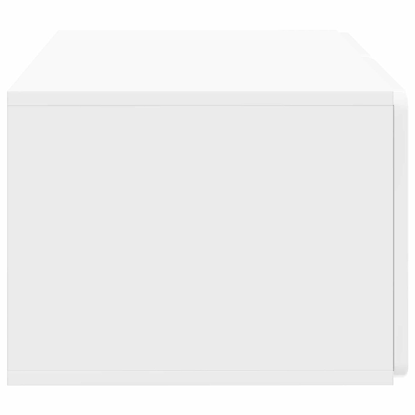 Wall-Mounted TV Cabinet High Gloss White 59.5 x 41 x 30 cm