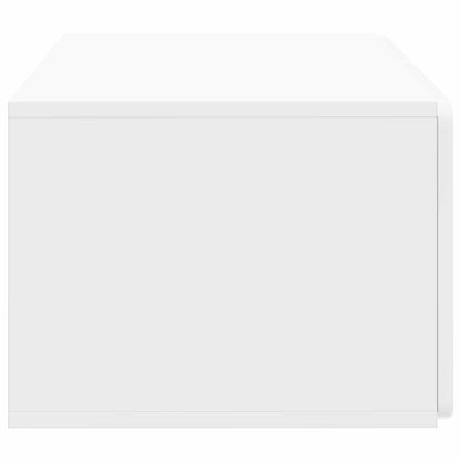 Wall-Mounted TV Cabinet High Gloss White 59.5 x 41 x 30 cm