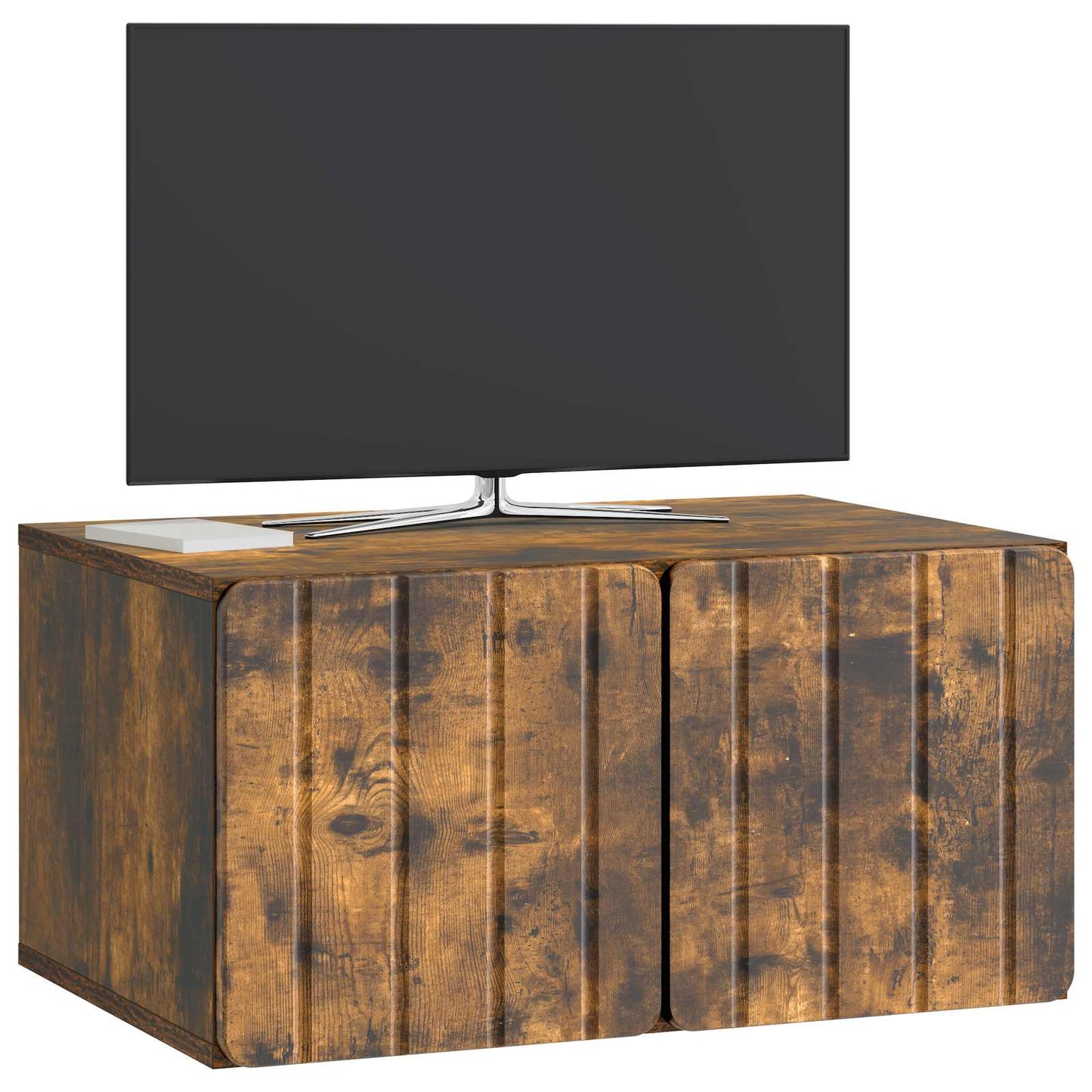 Wall-Mounted TV Cabinet Smoked Oak 59.5 x 41 x 30 cm