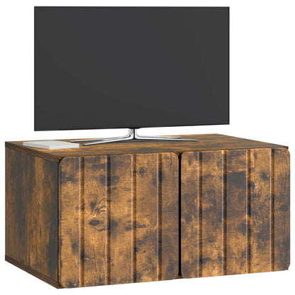 Wall-Mounted TV Cabinet Smoked Oak 59.5 x 41 x 30 cm
