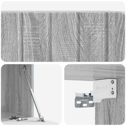 Wall-Mounted TV Cabinet 59.5 x 41 x 30 cm Grey Sonoma