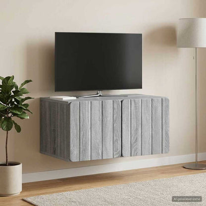 Wall-Mounted TV Cabinet 59.5 x 41 x 30 cm Grey Sonoma