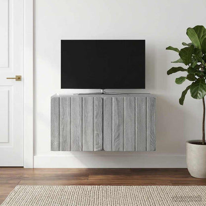 Wall-Mounted TV Cabinet 59.5 x 41 x 30 cm Grey Sonoma
