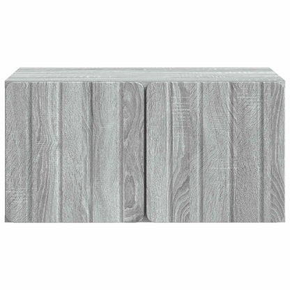 Wall-Mounted TV Cabinet Grey Sonoma 59.5 x 41 x 30 cm