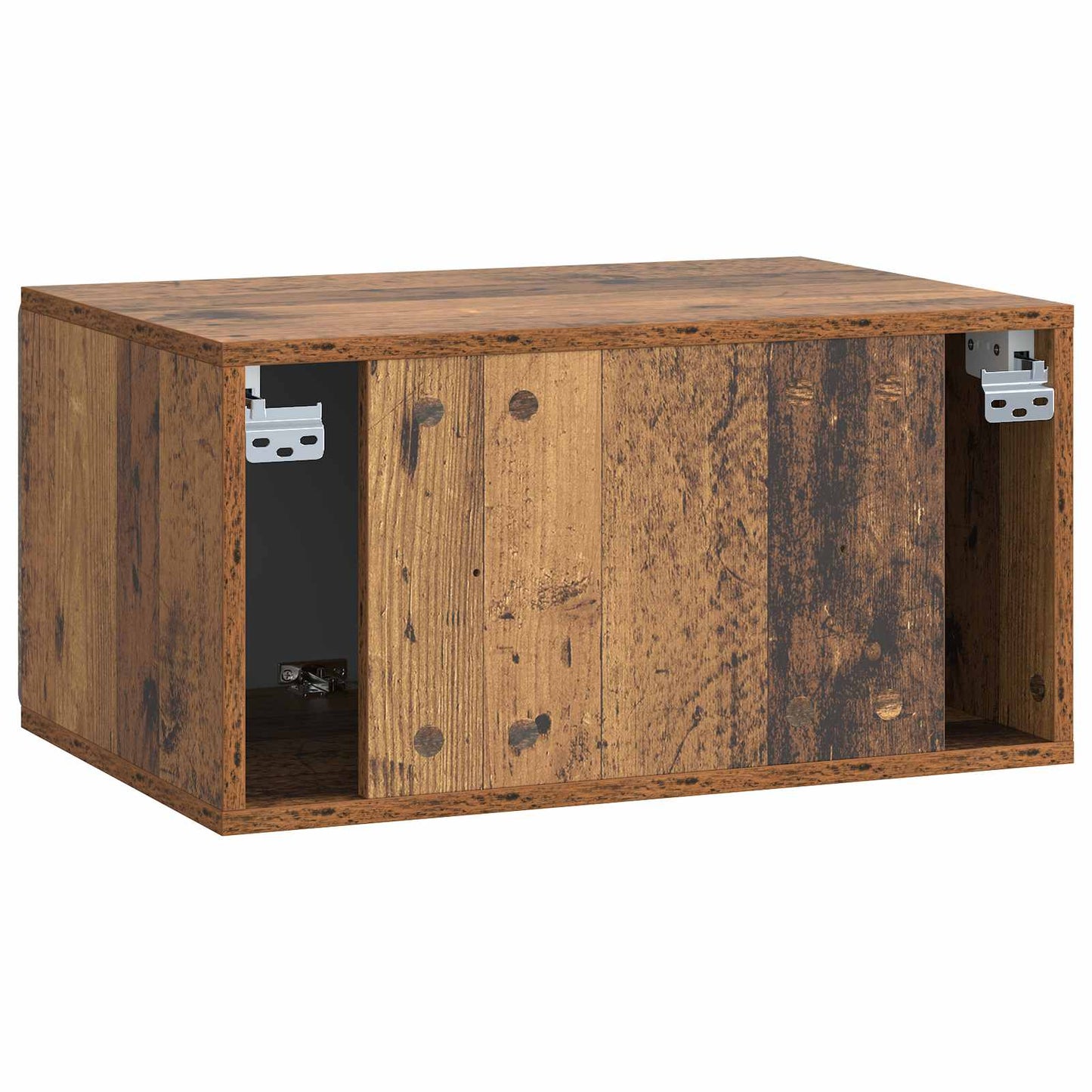Wall-Mounted TV Cabinet Wall-mounted Old Wood 59.5 x 41 x 30 cm