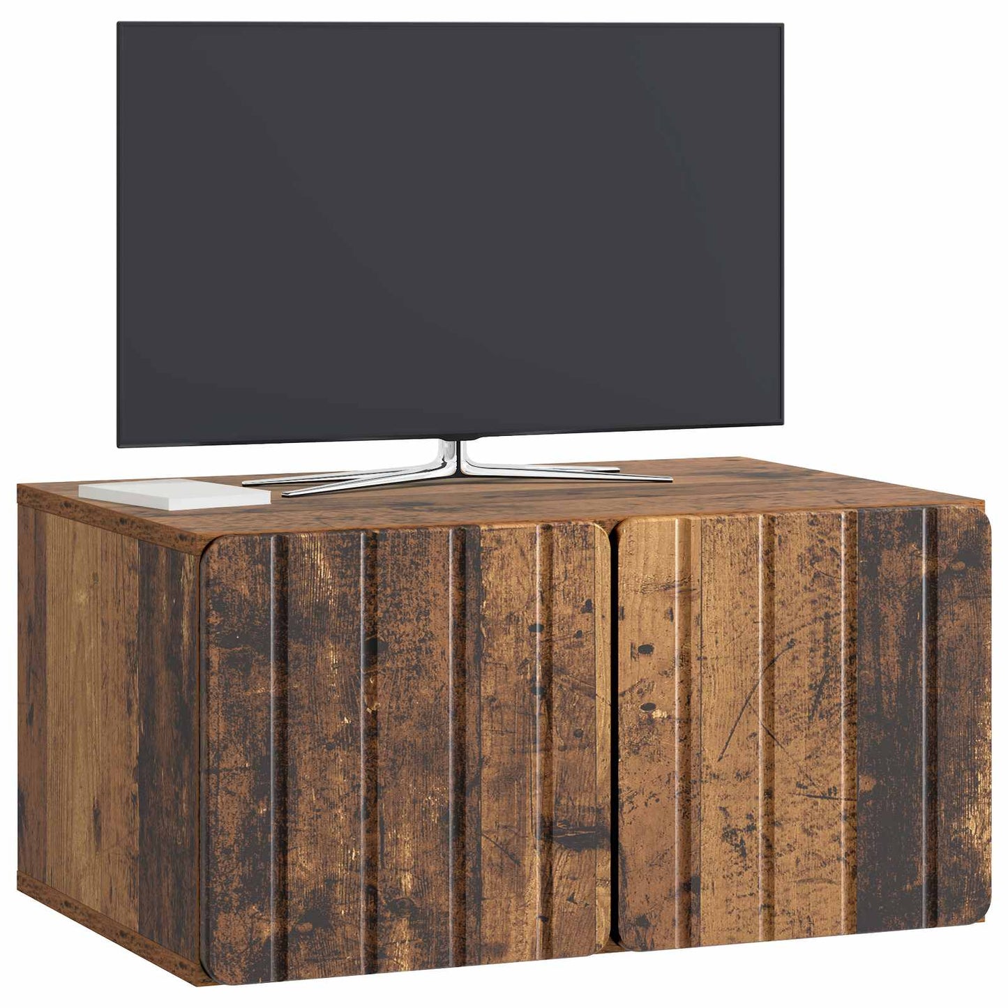 Wall-Mounted TV Cabinet Wall-mounted Old Wood 59.5 x 41 x 30 cm