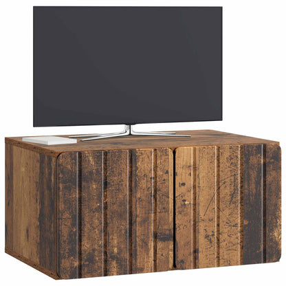 Wall-Mounted TV Cabinet Wall-mounted Old Wood 59.5 x 41 x 30 cm
