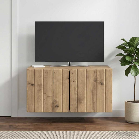 Wall-Mounted TV Cabinet Artisan Oak 59.5 x 41 x 30 cm