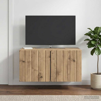 Wall-Mounted TV Cabinet 59.5 x 41 x 30 cm Artisan Oak