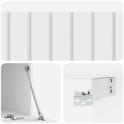 Wall-Mounted TV Cabinet White 78.5 x 41 x 30 cm Engineered Wood
