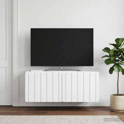 Wall-Mounted TV Cabinet White 78.5 x 41 x 30 cm Engineered Wood