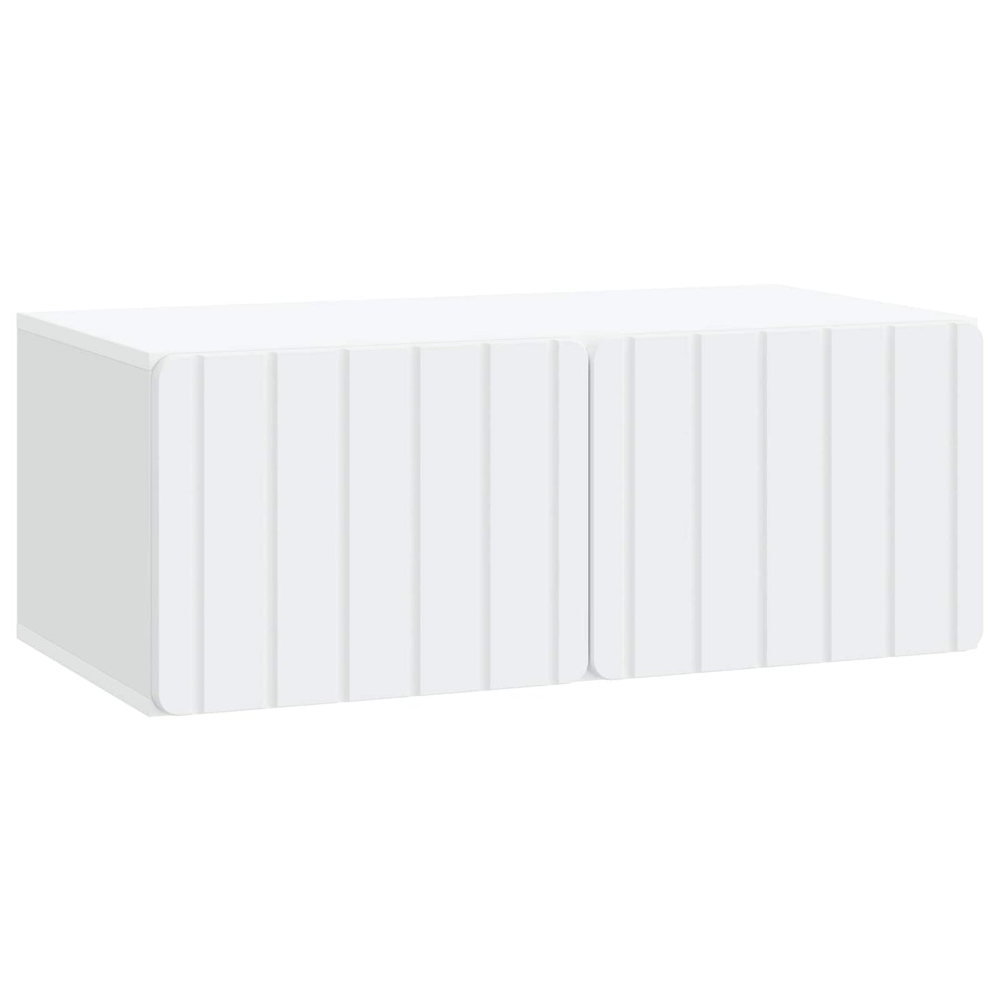 Wall-Mounted TV Cabinet White 78.5 x 41 x 30 cm Engineered Wood