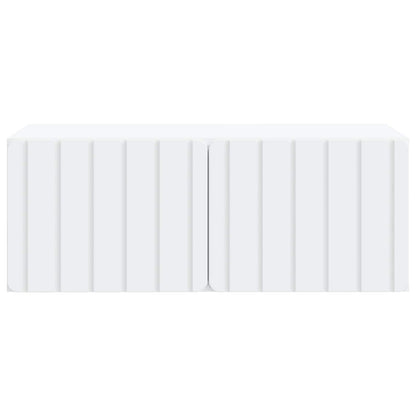 Wall-Mounted TV Cabinet White 78.5 x 41 x 30 cm Engineered Wood