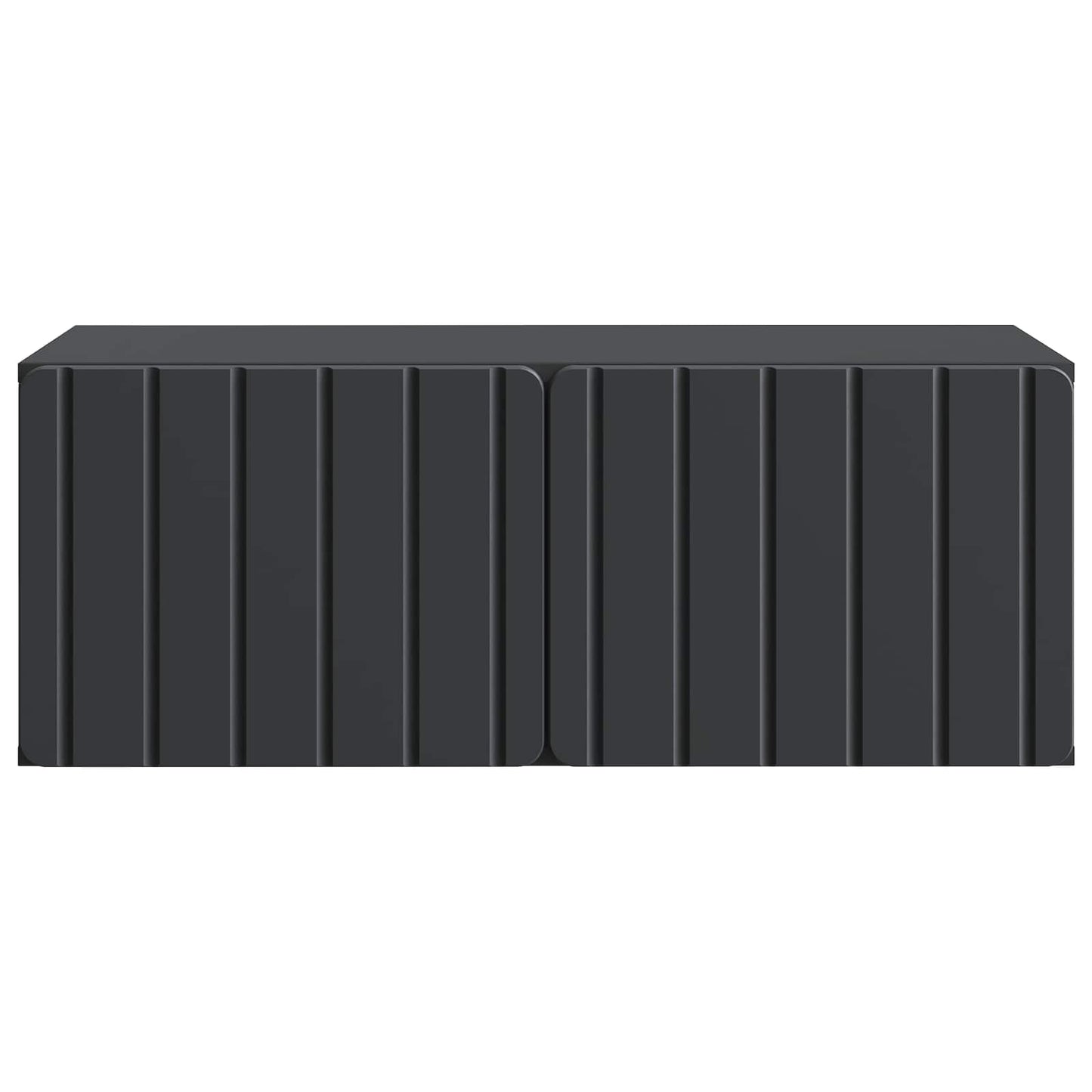 Wall-Mounted TV Cabinet Black 78.5 x 41 x 30 cm Engineered Wood