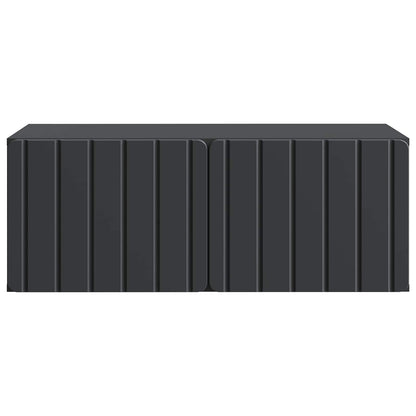 Wall-Mounted TV Cabinet Black 78.5 x 41 x 30 cm Engineered Wood