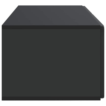 Wall-Mounted TV Cabinet Black 78.5 x 41 x 30 cm Engineered Wood