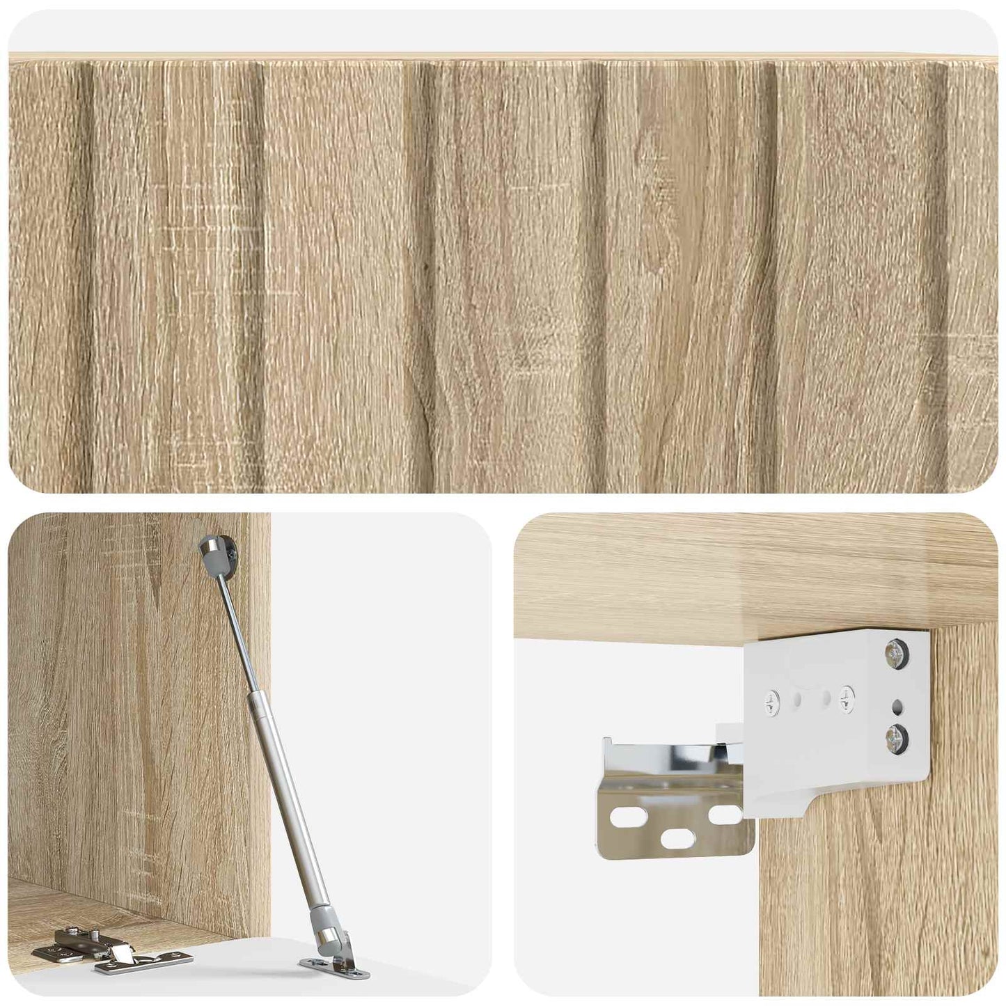 Wall-Mounted TV Cabinet Sonoma Oak 78.5 x 41 x 30 cm