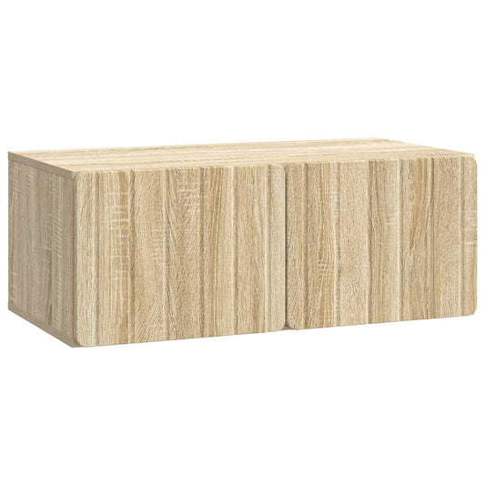 Wall-Mounted TV Cabinet Sonoma Oak 78.5 x 41 x 30 cm