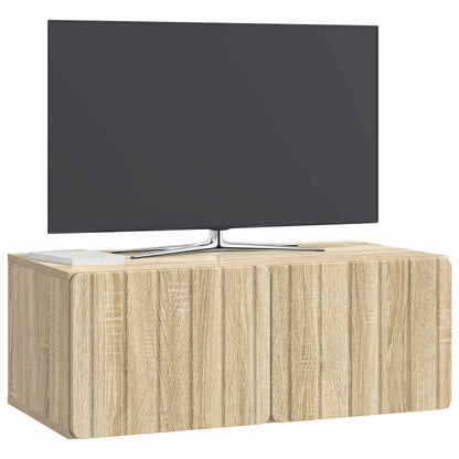 Wall-Mounted TV Cabinet Sonoma Oak 78.5 x 41 x 30 cm