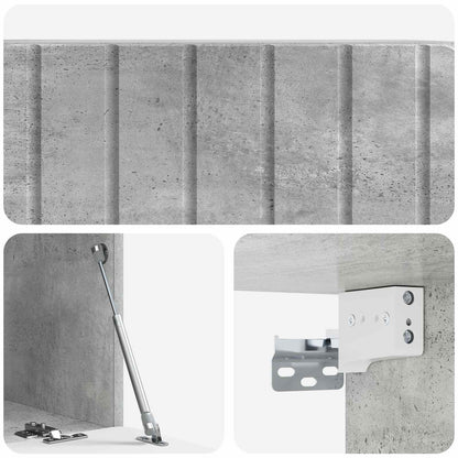 Wall-Mounted TV Cabinet Concrete Grey 78.5 x 41 x 30 cm