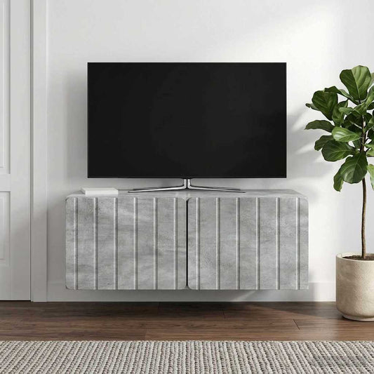 Wall-Mounted TV Cabinet Concrete Grey 78.5 x 41 x 30 cm