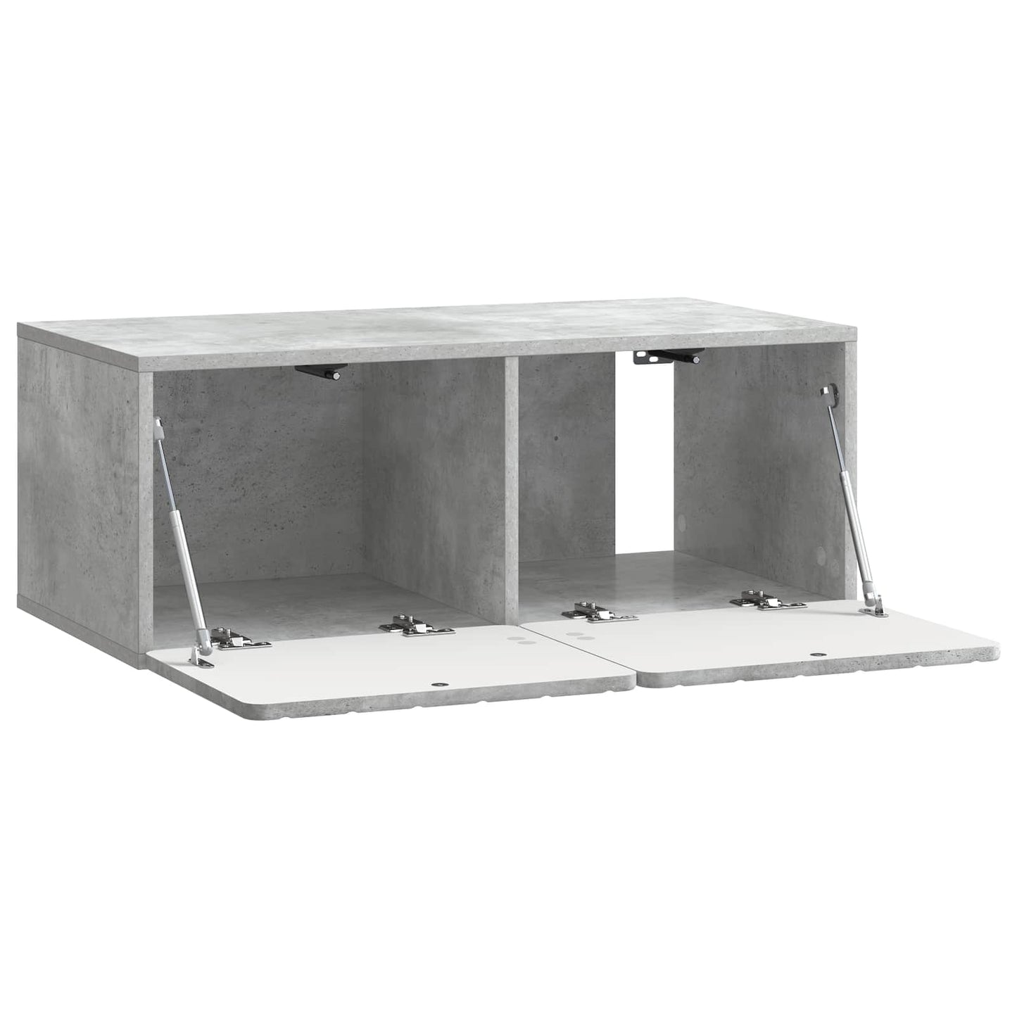 Wall-Mounted TV Cabinet 78.5 x 41 x 30 cm Concrete Grey