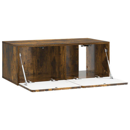 Wall-Mounted TV Cabinet Smoked Oak 78.5 x 41 x 30 cm