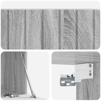 Wall-Mounted TV Cabinet 78.5 x 41 x 30 cm Grey Sonoma