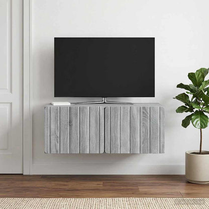Wall-Mounted TV Cabinet 78.5 x 41 x 30 cm Grey Sonoma