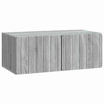 Wall-Mounted TV Cabinet 78.5 x 41 x 30 cm Grey Sonoma
