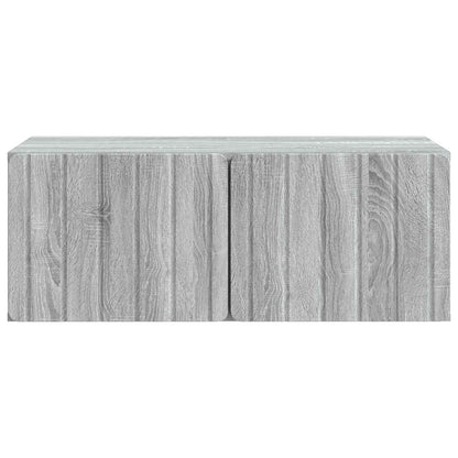 Wall-Mounted TV Cabinet 78.5 x 41 x 30 cm Grey Sonoma
