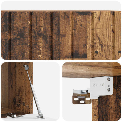 Wall-Mounted TV Cabinet Wall-mounted Old Wood 78.5 x 41 x 30 cm