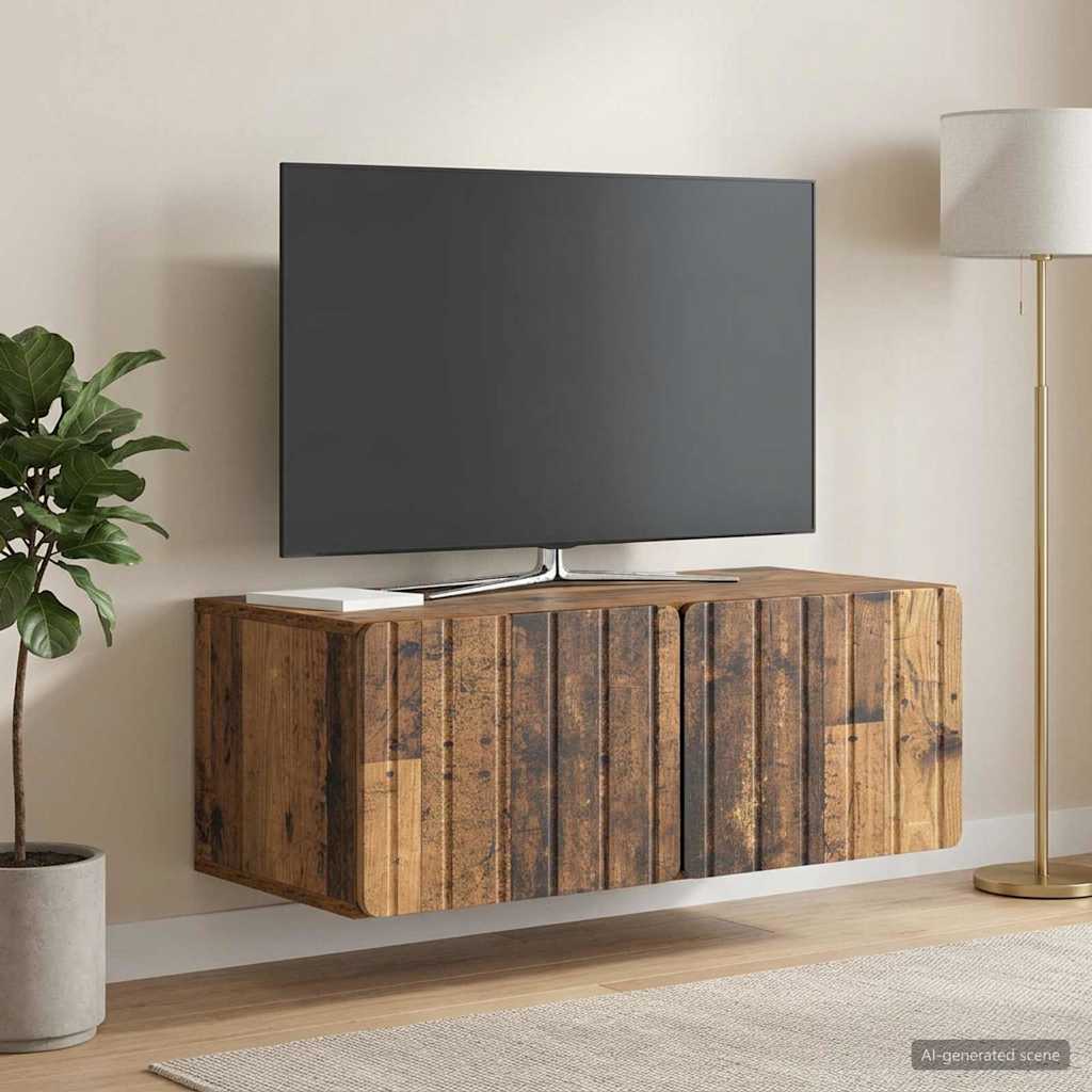 Wall-Mounted TV Cabinet 78.5 x 41 x 30 cm Old Wood