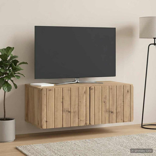Wall-Mounted TV Cabinet Artisan Oak 78.5 x 41 x 30 cm