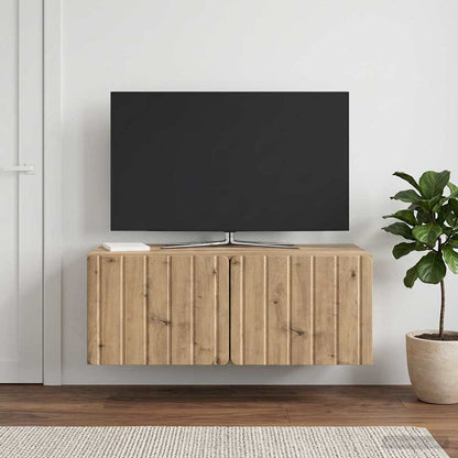 Wall-Mounted TV Cabinet 78.5 x 41 x 30 cm Artisan Oak