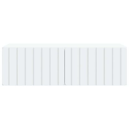 Wall-Mounted TV Cabinet White 98 x 41 x 30 cm Engineered Wood