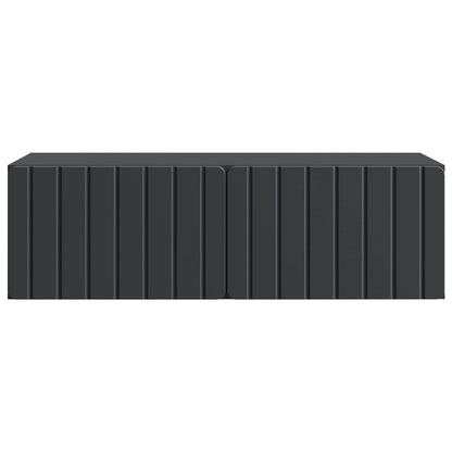 Wall-Mounted TV Cabinet Black 98 x 41 x 30 cm Engineered Wood