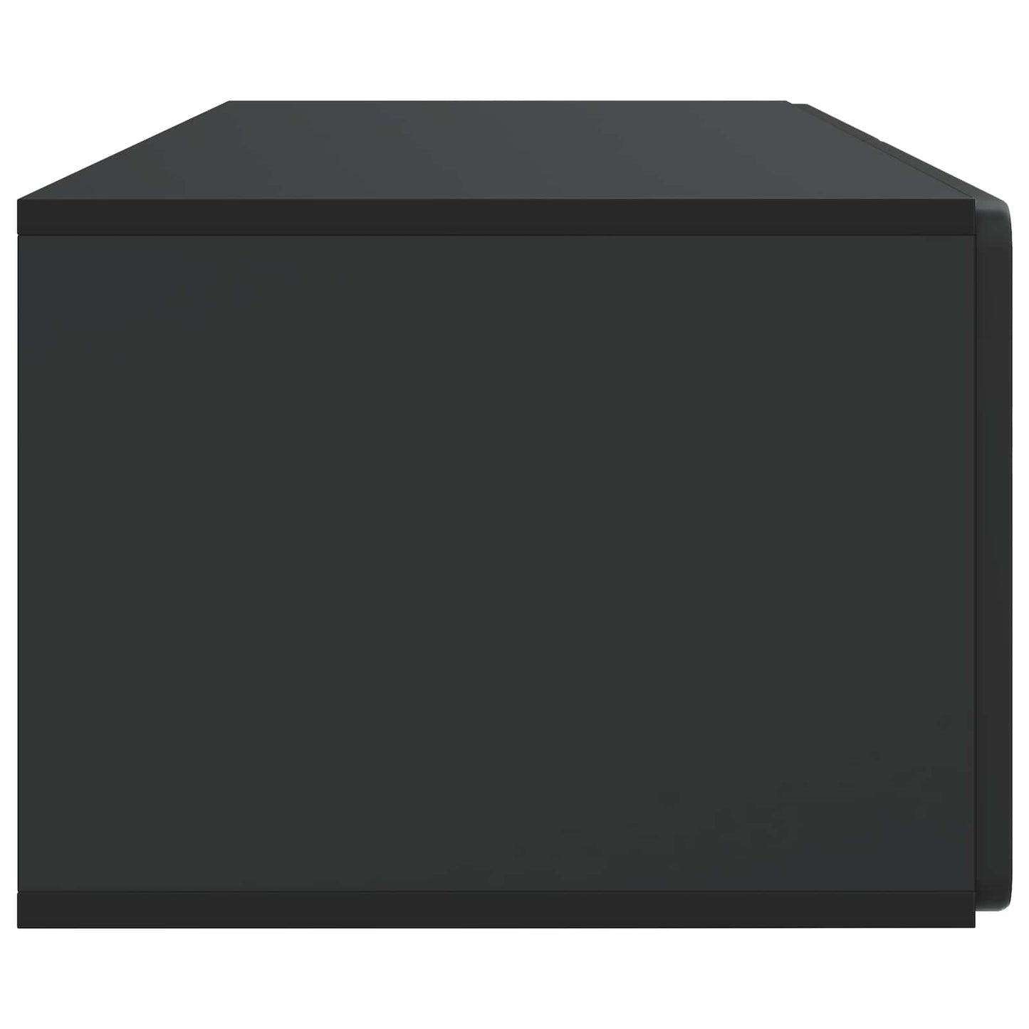 Wall-Mounted TV Cabinet Black 98 x 41 x 30 cm Engineered Wood