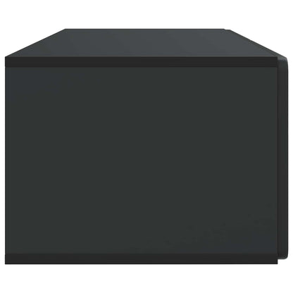 Wall-Mounted TV Cabinet Black 98 x 41 x 30 cm Engineered Wood