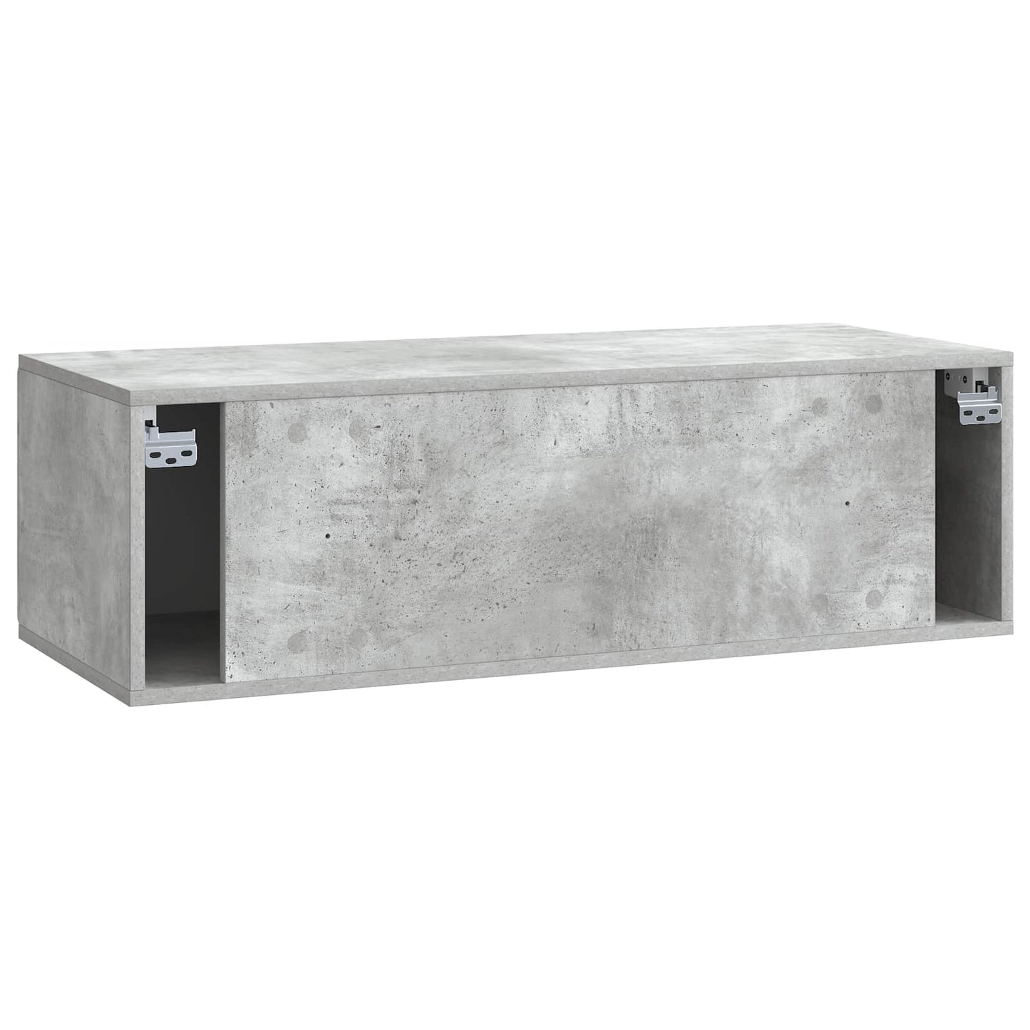Wall-Mounted TV Cabinet Concrete Grey 98 x 41 x 30 cm