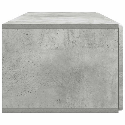 Wall-Mounted TV Cabinet Concrete Grey 98 x 41 x 30 cm