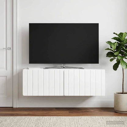 Wall-Mounted TV Cabinet 98 x 41 x 30 cm High Gloss White