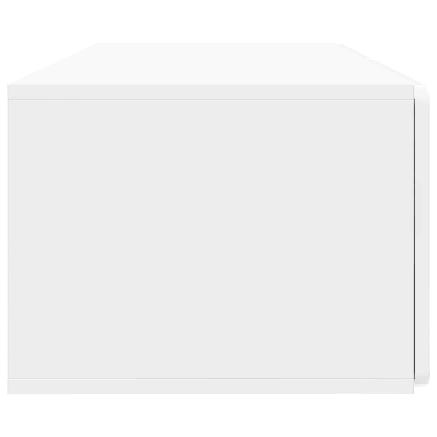 Wall-Mounted TV Cabinet High Gloss White 98 x 41 x 30 cm