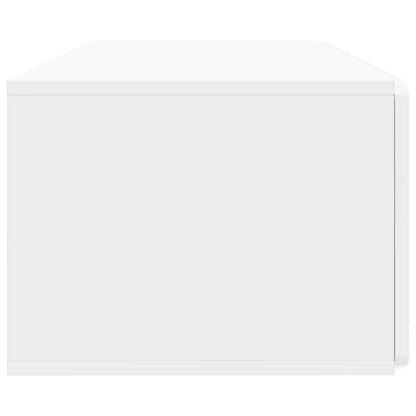 Wall-Mounted TV Cabinet 98 x 41 x 30 cm High Gloss White