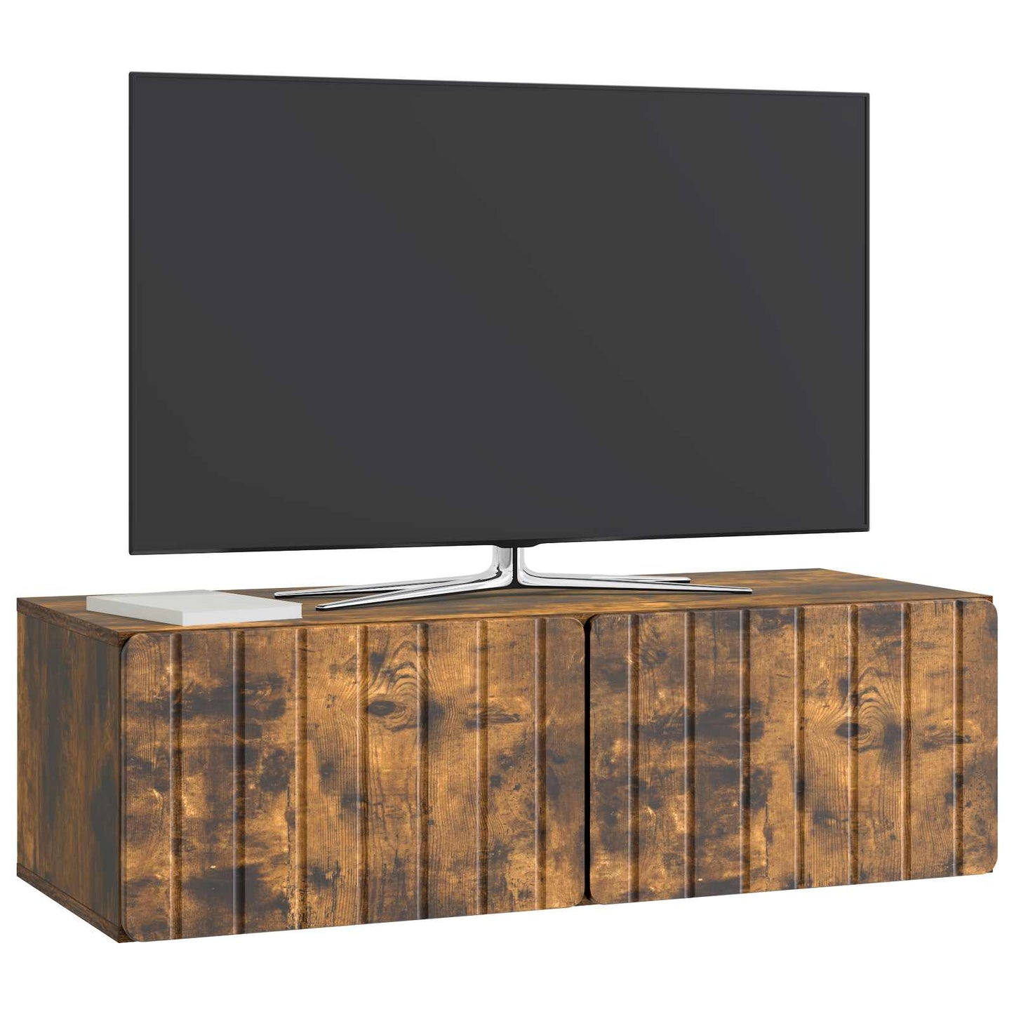 Wall-Mounted TV Cabinet Wall-mounted Smoked Oak 98 x 41 x 30 cm