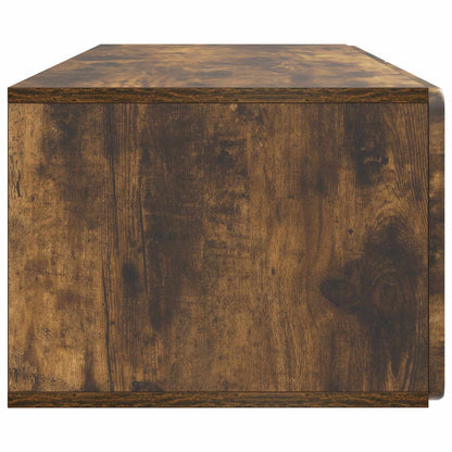 Wall-Mounted TV Cabinet Wall-mounted Smoked Oak 98 x 41 x 30 cm